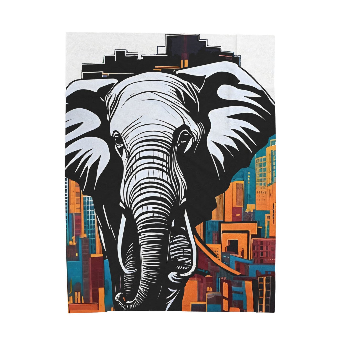 Urban Savannah Majesty- Plush Blanket