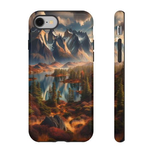 Custom ProtectiveMajestic Peaks and Tranquil WatersIphone Case Compatible With Iphone 16 15 14 - Phone Cover