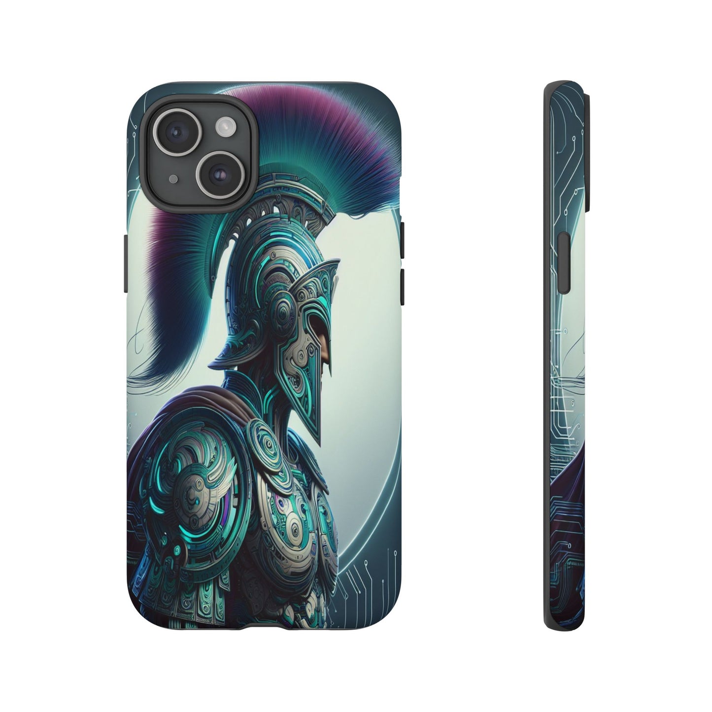 Custom ProtectiveGuardian of the Digital RealmIphone Case Compatible With Iphone 16 15 14 - Phone Cover