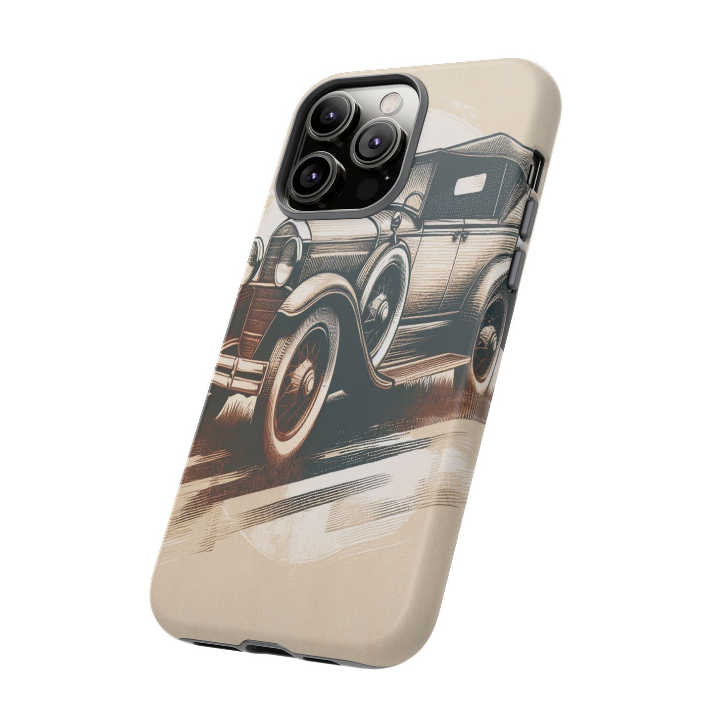 Vintage Wheels in Motion - Phone Case
