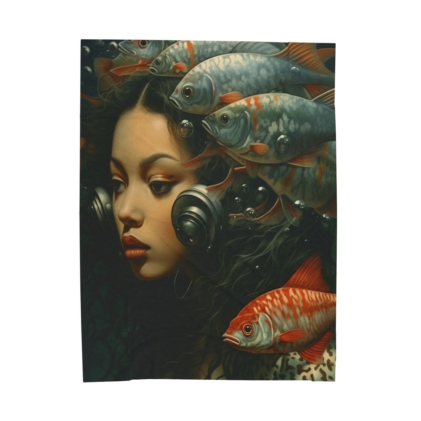 Aquatic Reverie- Plush Blanket