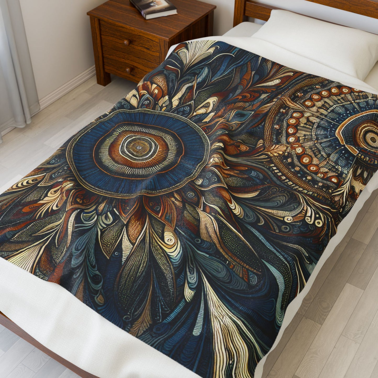 Mosaic of Intricate Wonders - Plush Blanket