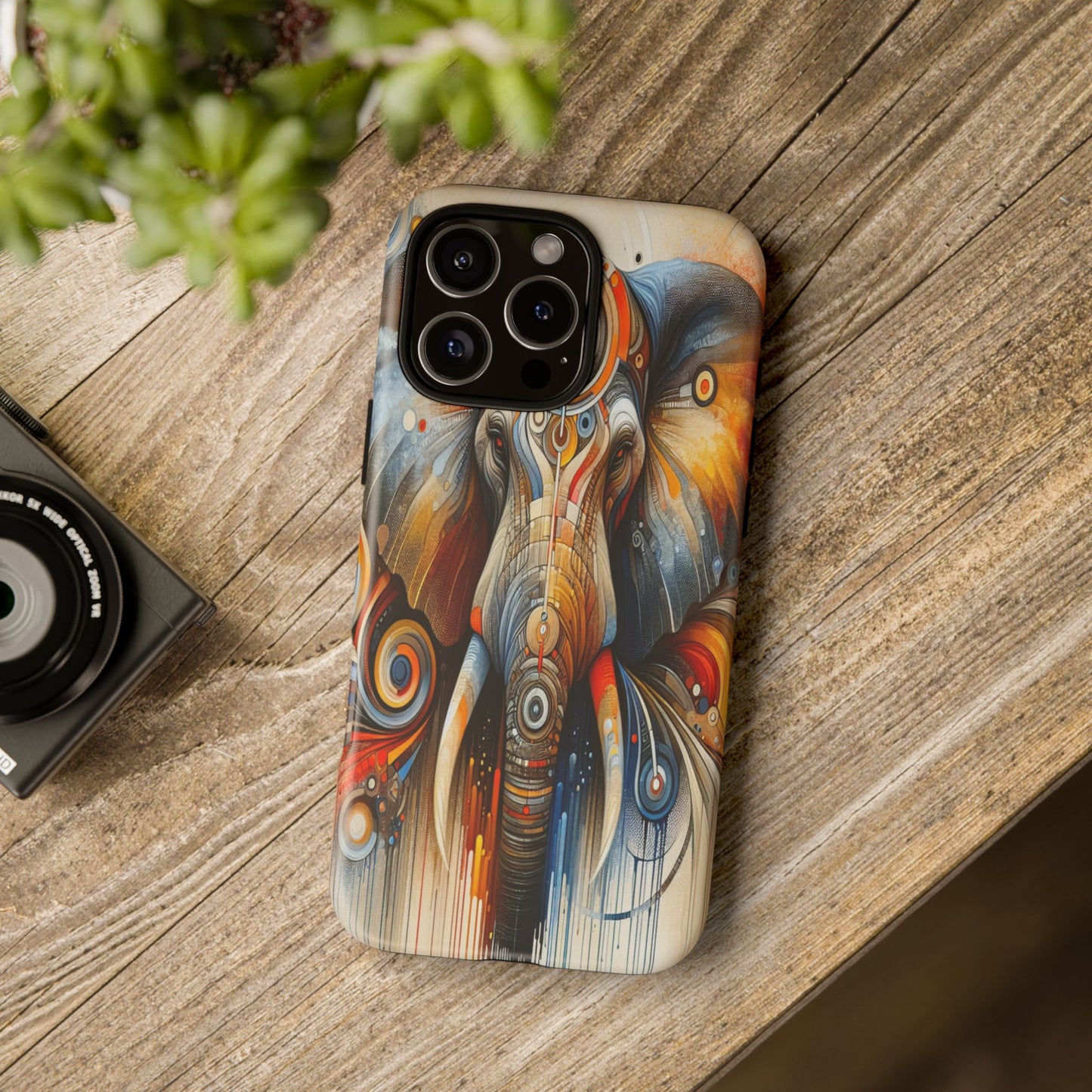 Elephant Kaleidoscope - Phone Case