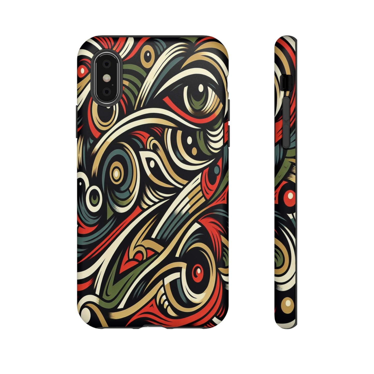 Custom ProtectiveWhirling PatternsIphone Case Compatible With Iphone 16 15 14 - Phone Cover