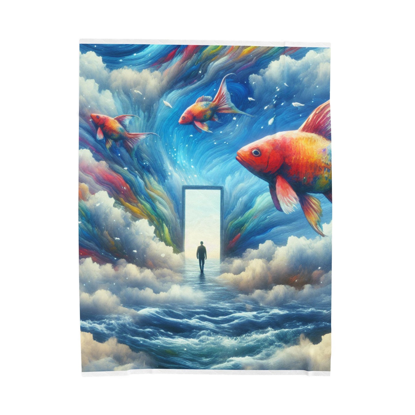 Gateway to Infinite Oceans - Plush Blanket