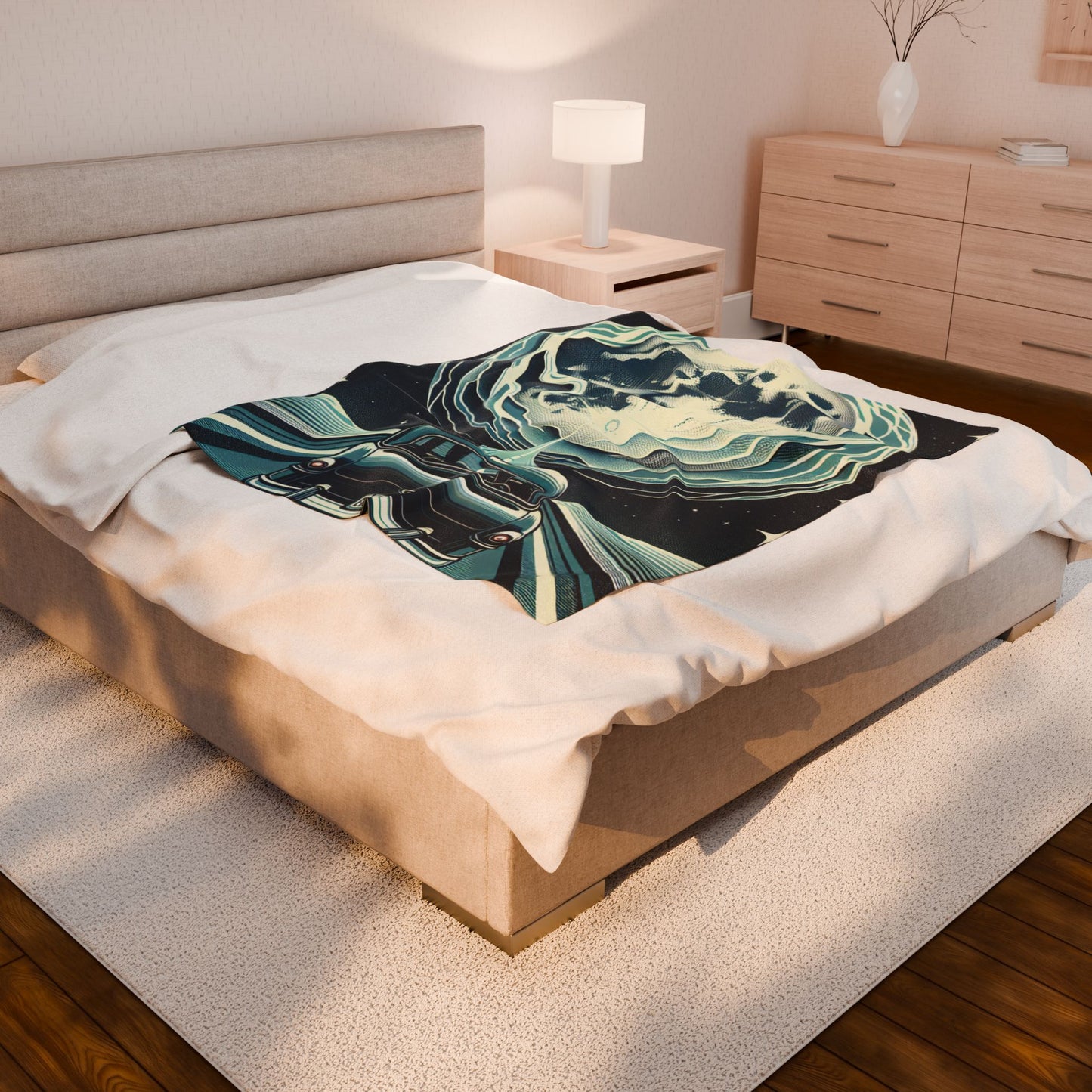 Journey to the Celestial Sphere - Plush Blanket