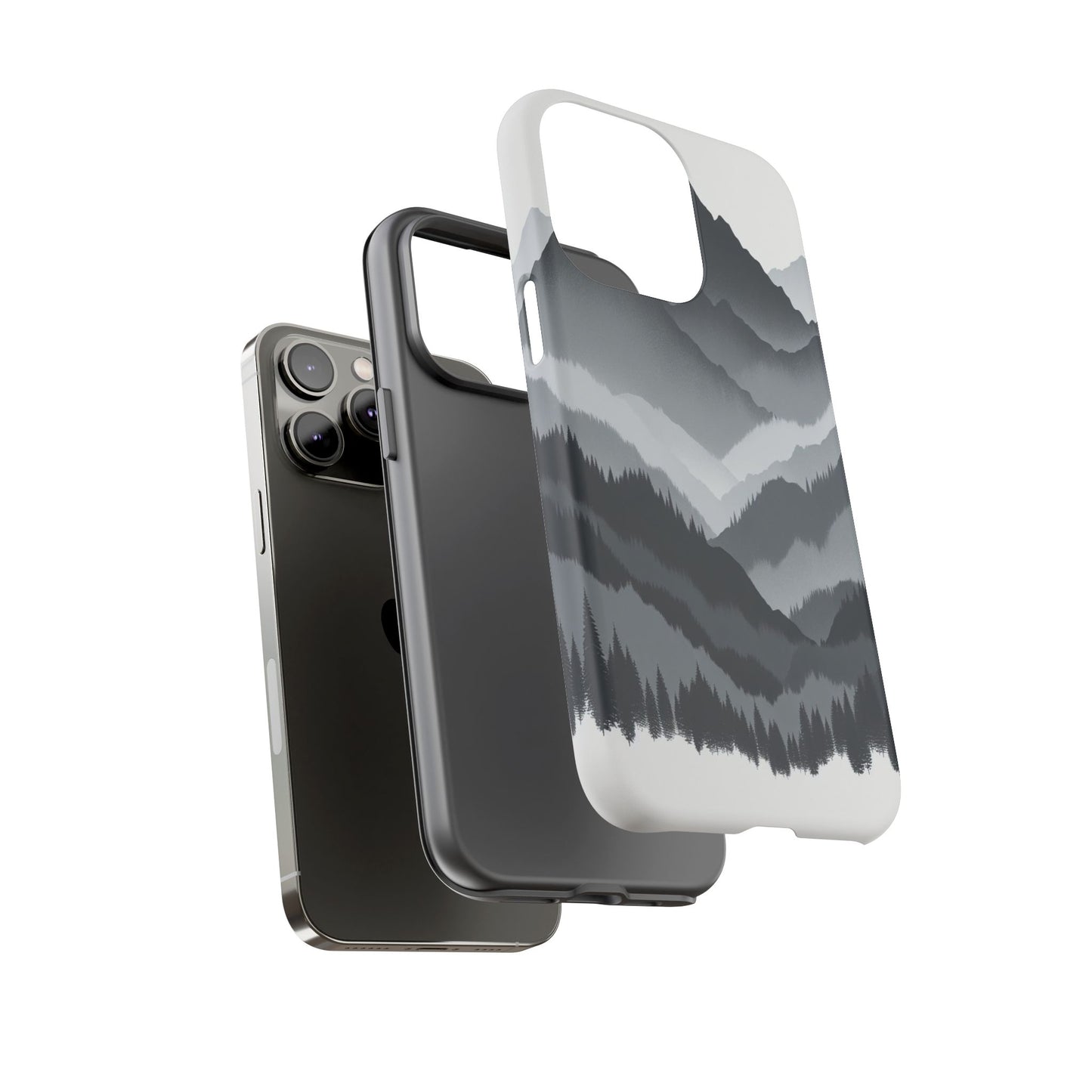 Layers of Misty Peaks - Phone Case