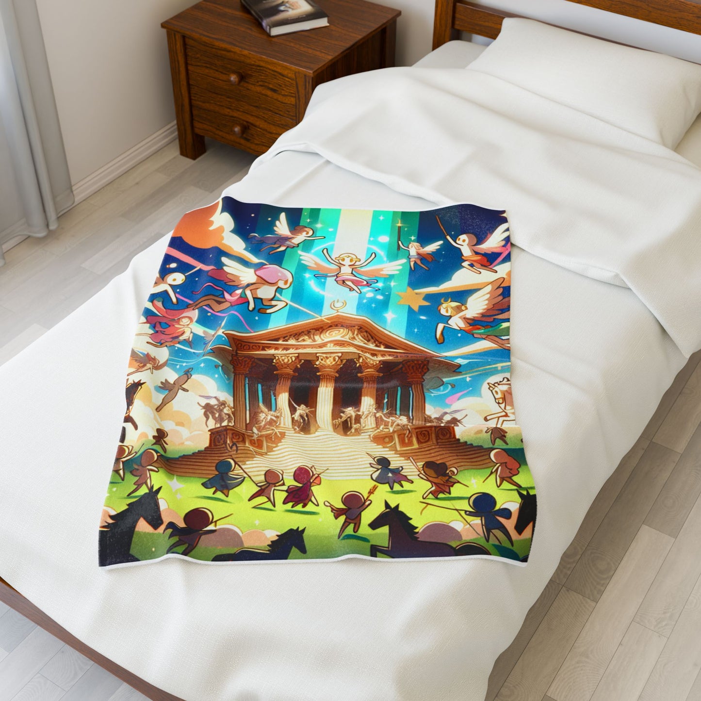 Celestial Gathering - Plush Blanket