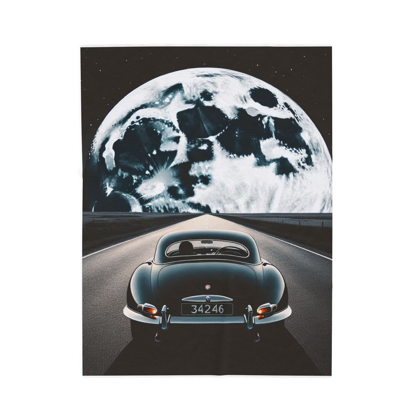 Lunar Road Trip- Plush Blanket