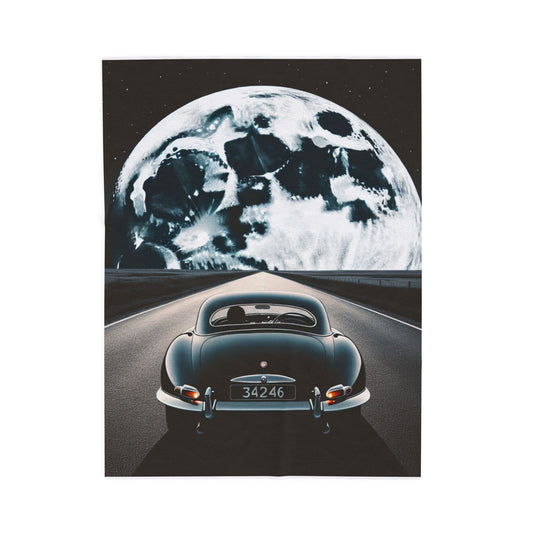 Lunar Road Trip- Plush Blanket