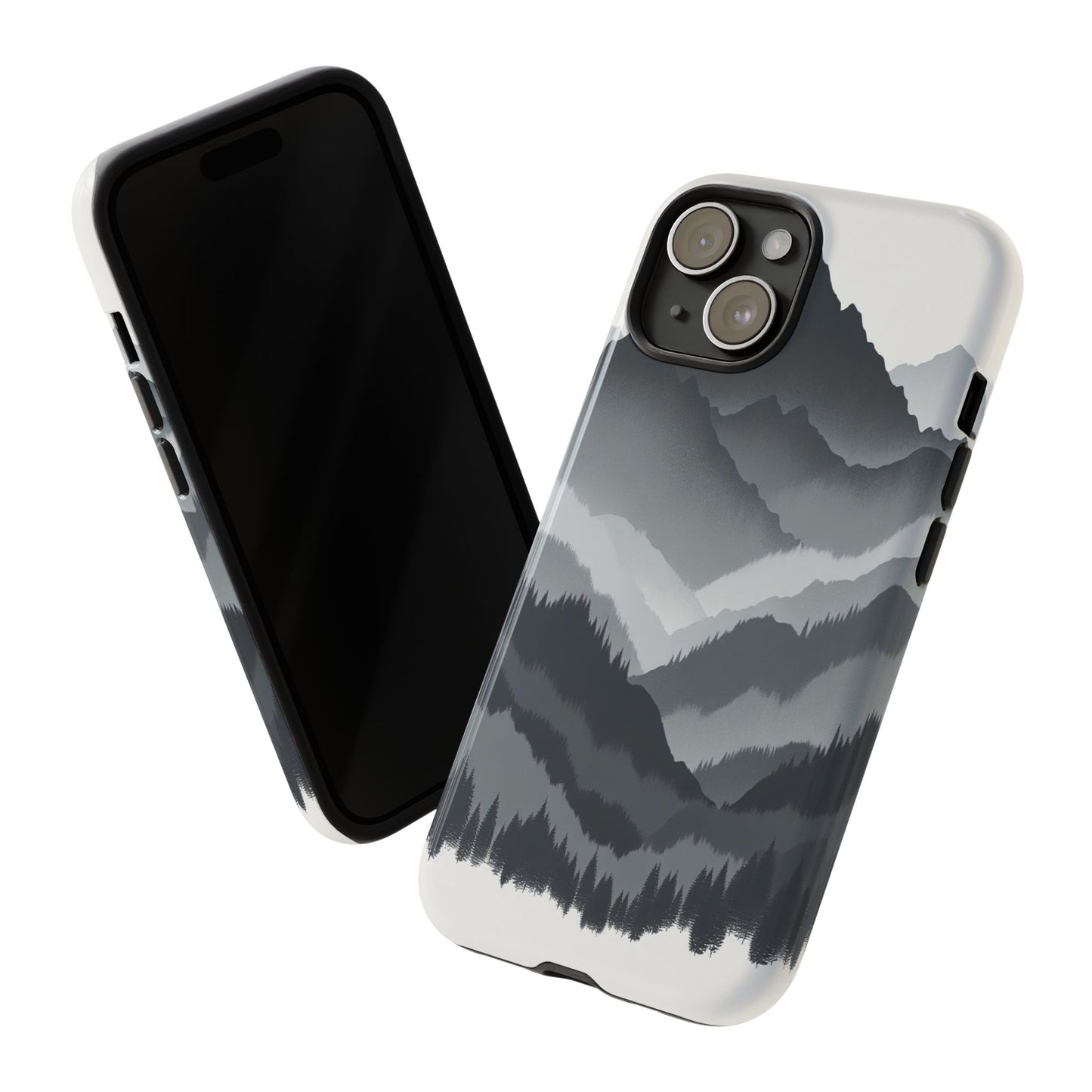 Layers of Misty Peaks - Phone Case
