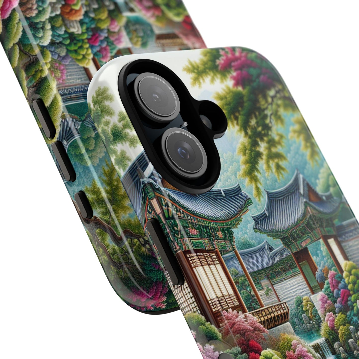 Custom ProtectiveTranquil Garden RetreatIphone Case Compatible With Iphone 16 15 14 - Phone Cover