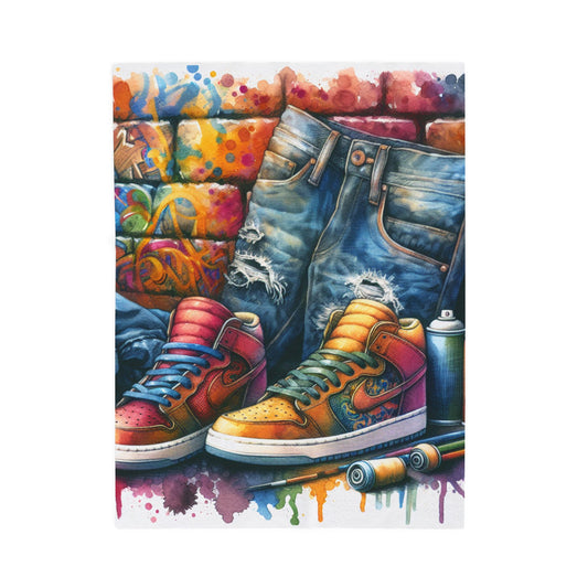 Street Expression Reimagined - Plush Blanket