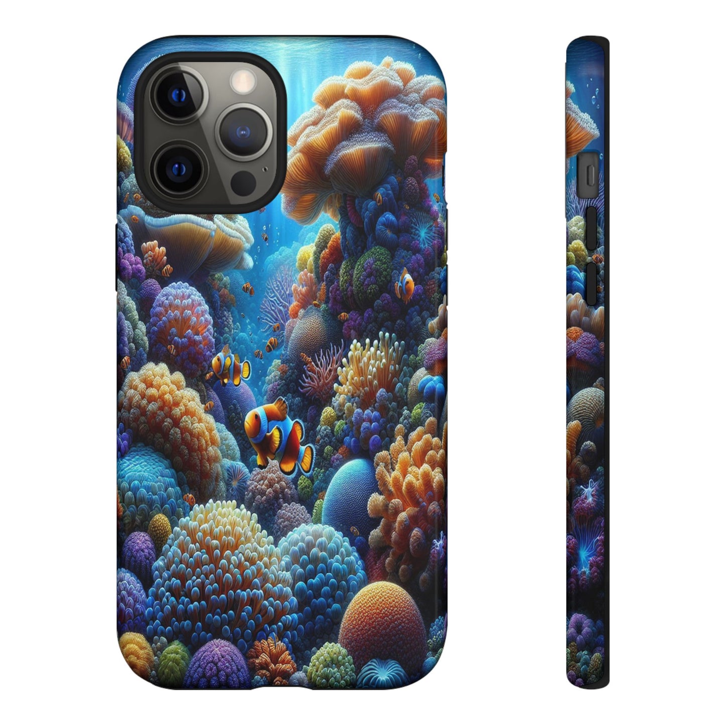 Custom ProtectiveUnderwater Paradise Alive with ColorIphone Case Compatible With Iphone 16 15 14 - Phone Cover