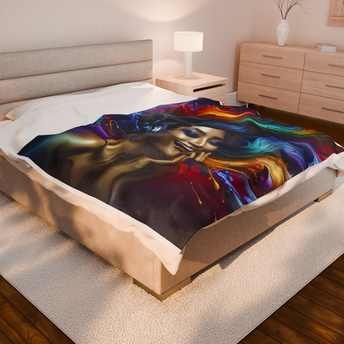 Colorful Melody Escape- Plush Blanket