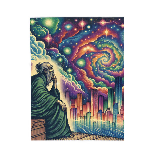 Galactic Musings of a Traveler - Plush Blanket