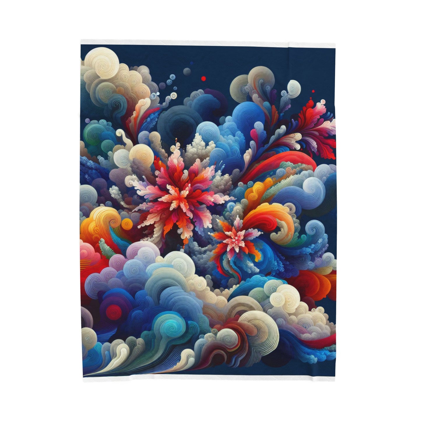 Burst of Creativity - Plush Blanket
