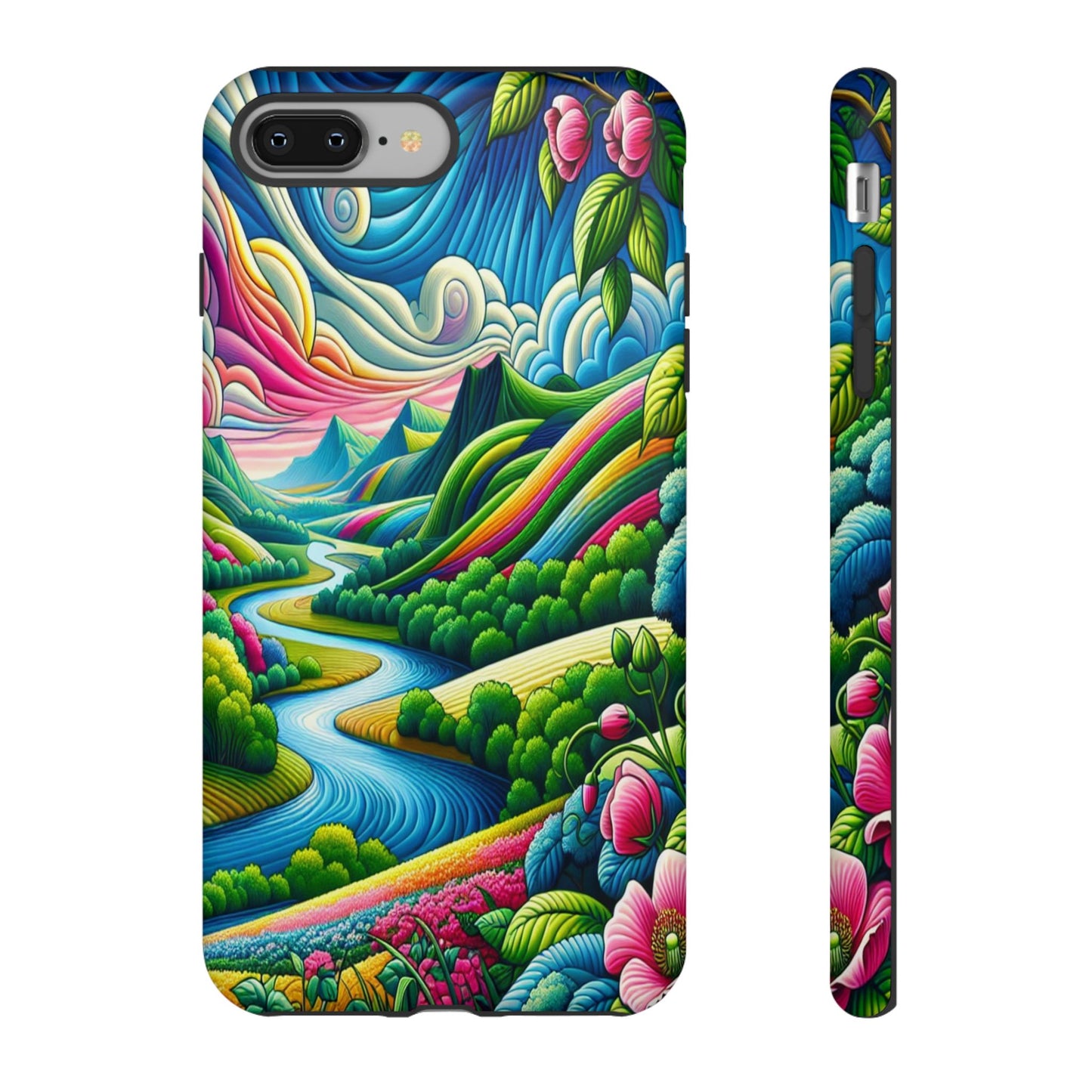 Colorful Landscape Fantasy - Phone Case