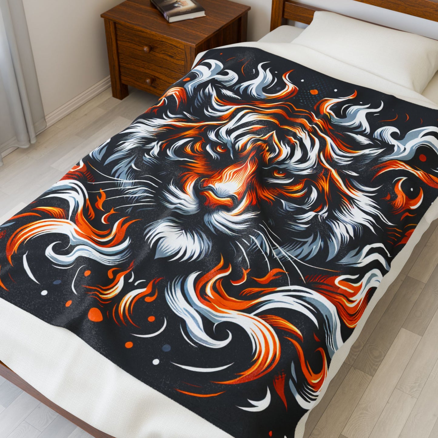 Majestic Beast at Rest - Plush Blanket