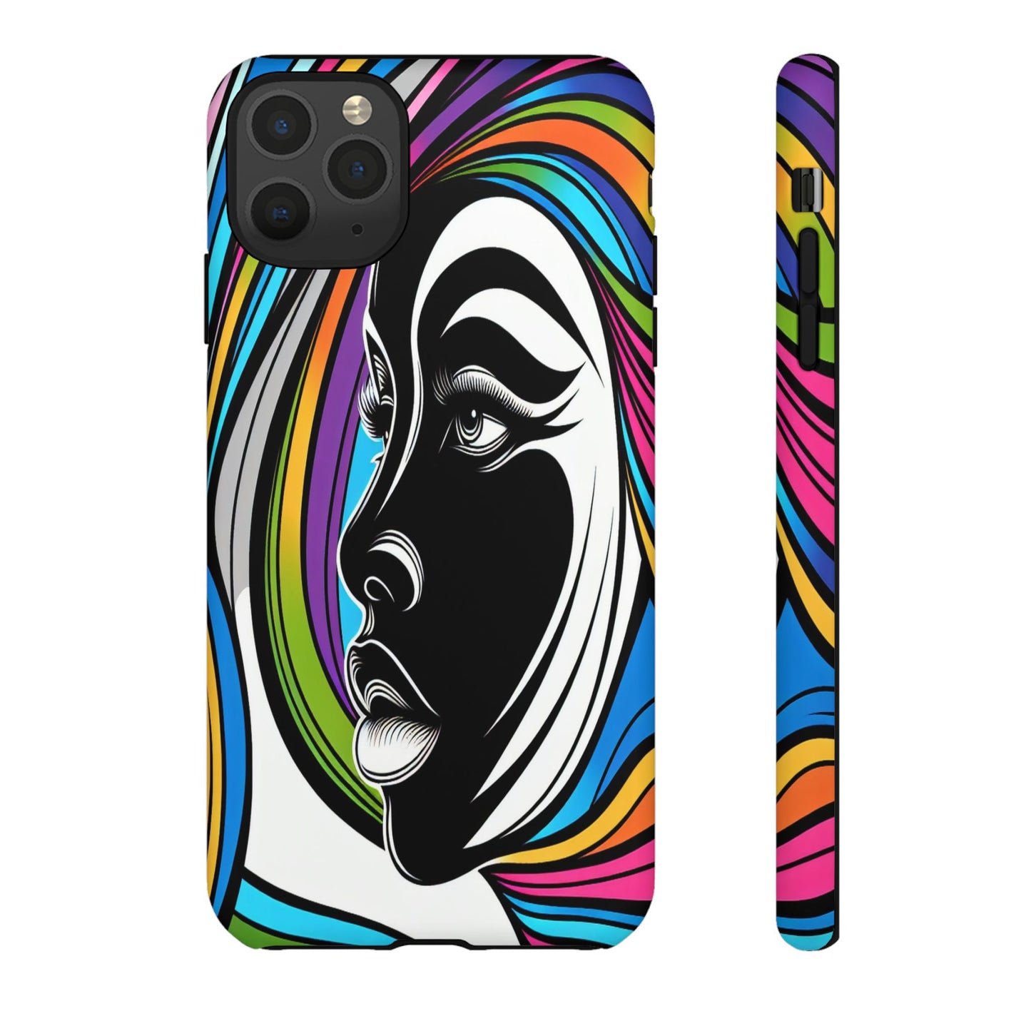 Colorful Portrait Fusion - Phone Case