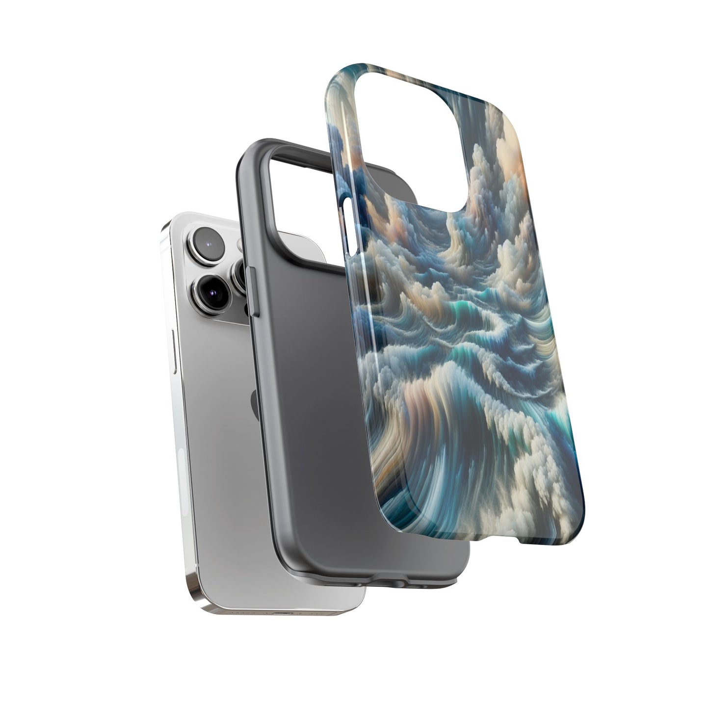 Waves of Clouded Light - Phone Case