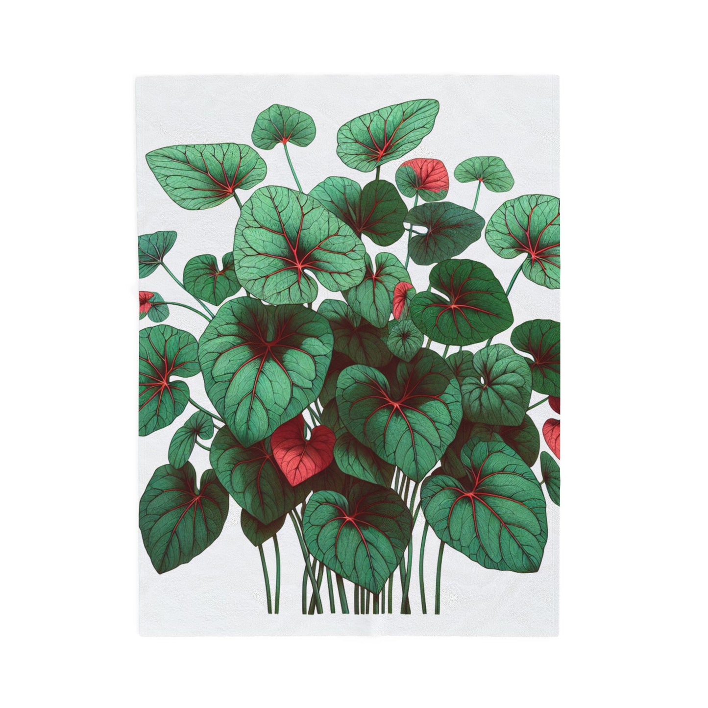 Verdure Vein Mosaic- Plush Blanket