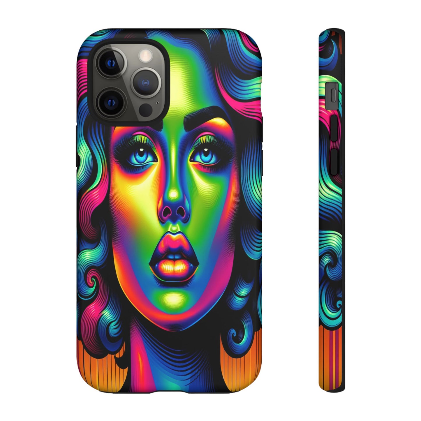 Custom Protective Spectrum Radiance Iphone Case Compatible With Iphone 16 15 14 - Phone Cover