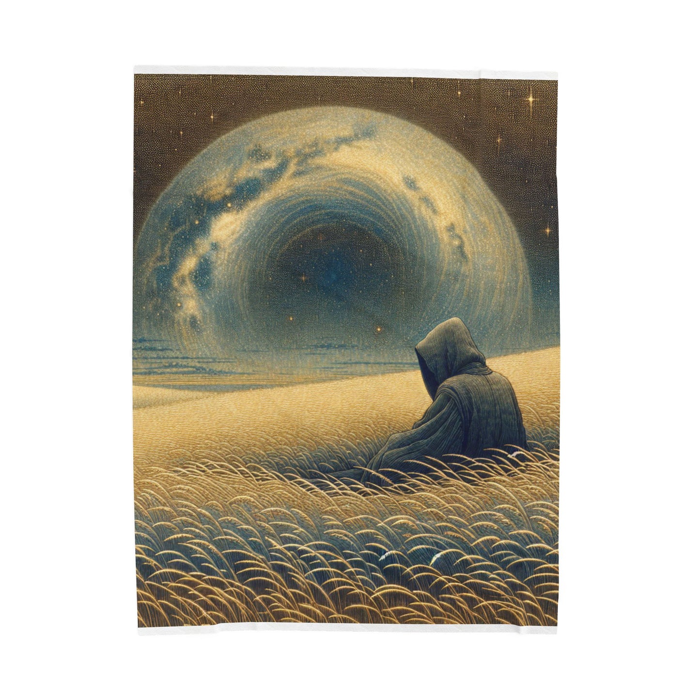 Mystical Evening Wanderer - Plush Blanket