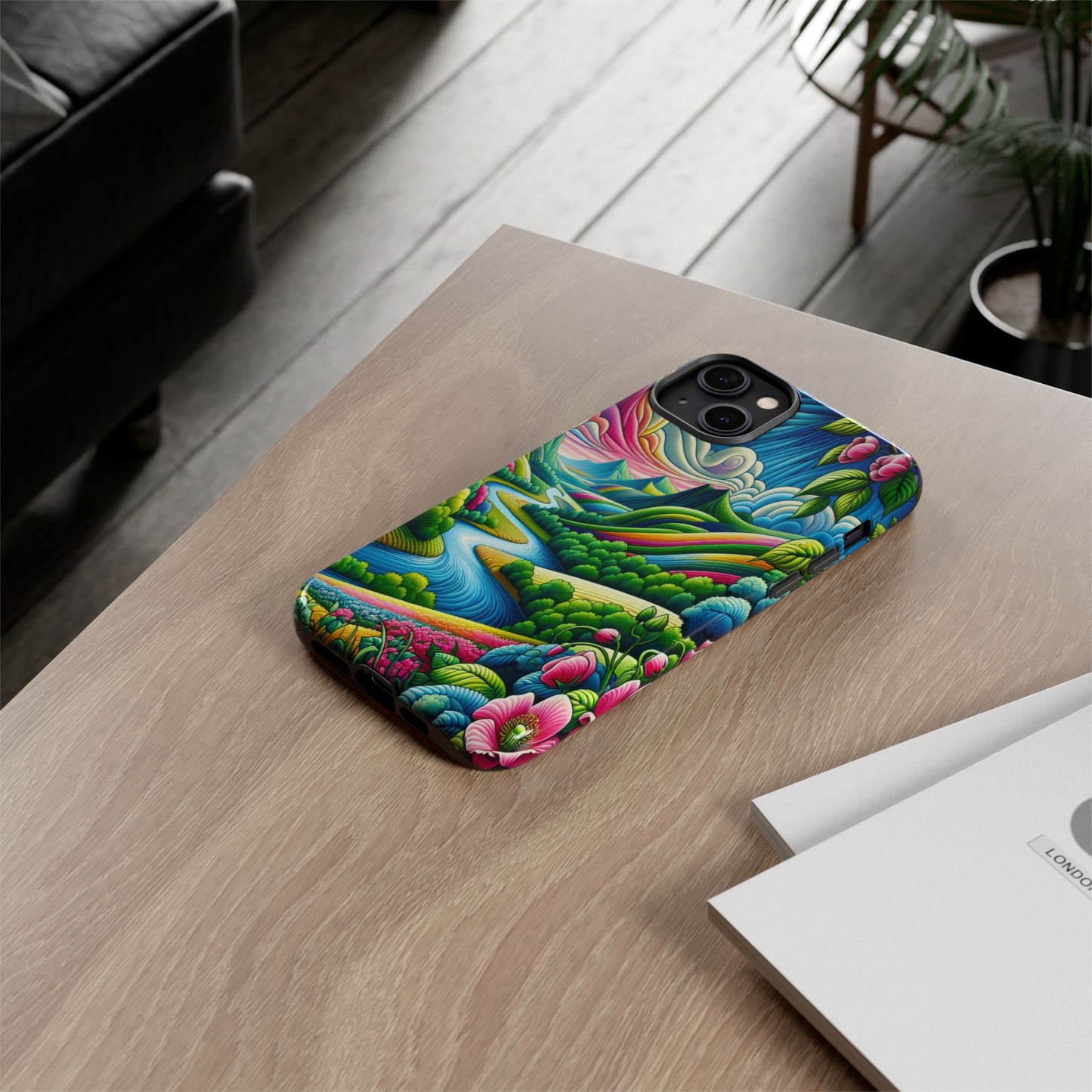 Colorful Landscape Fantasy - Phone Case