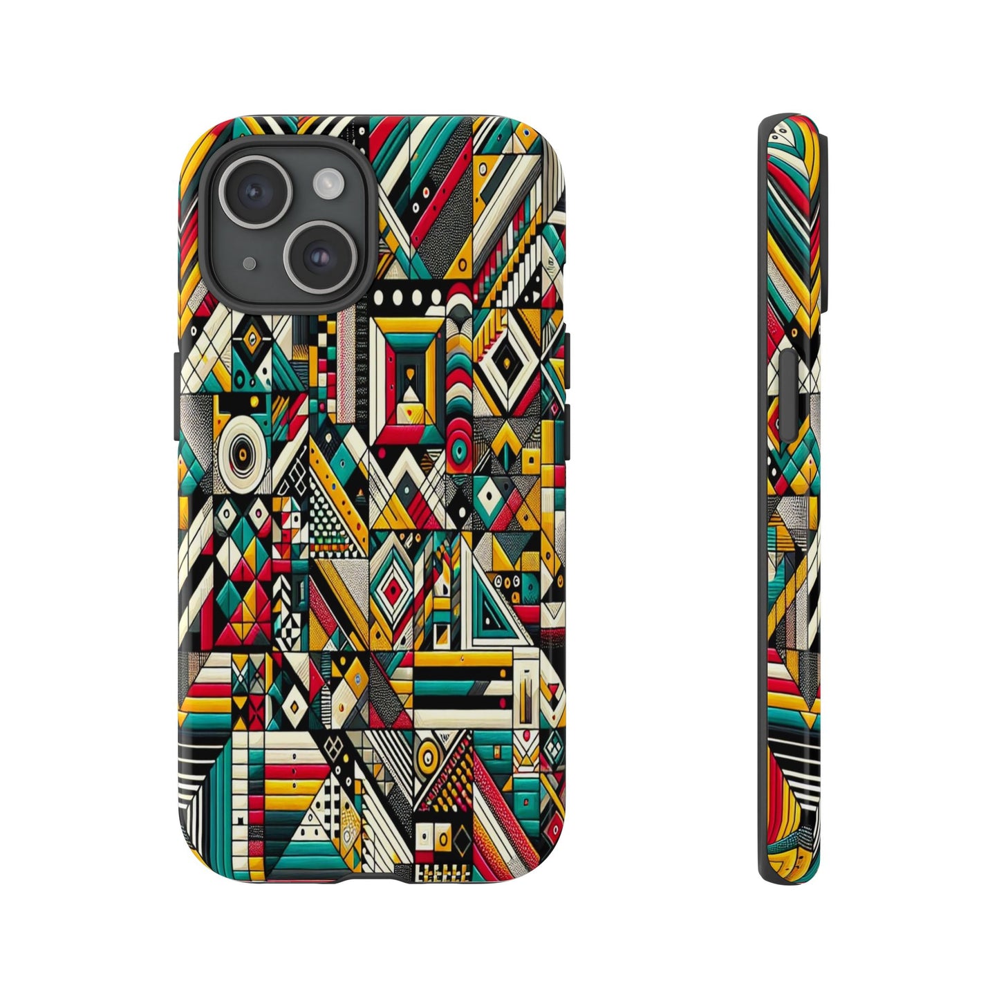 Custom ProtectiveGeometric KaleidoscopeIphone Case Compatible With Iphone 16 15 14 - Phone Cover