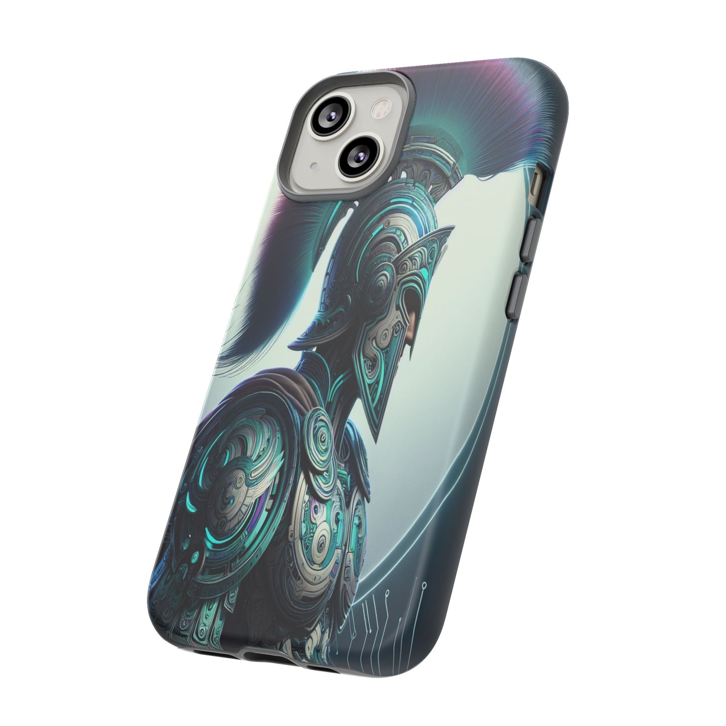 Custom ProtectiveGuardian of the Digital RealmIphone Case Compatible With Iphone 16 15 14 - Phone Cover