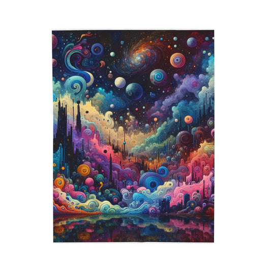 Interstellar Imagination- Plush Blanket
