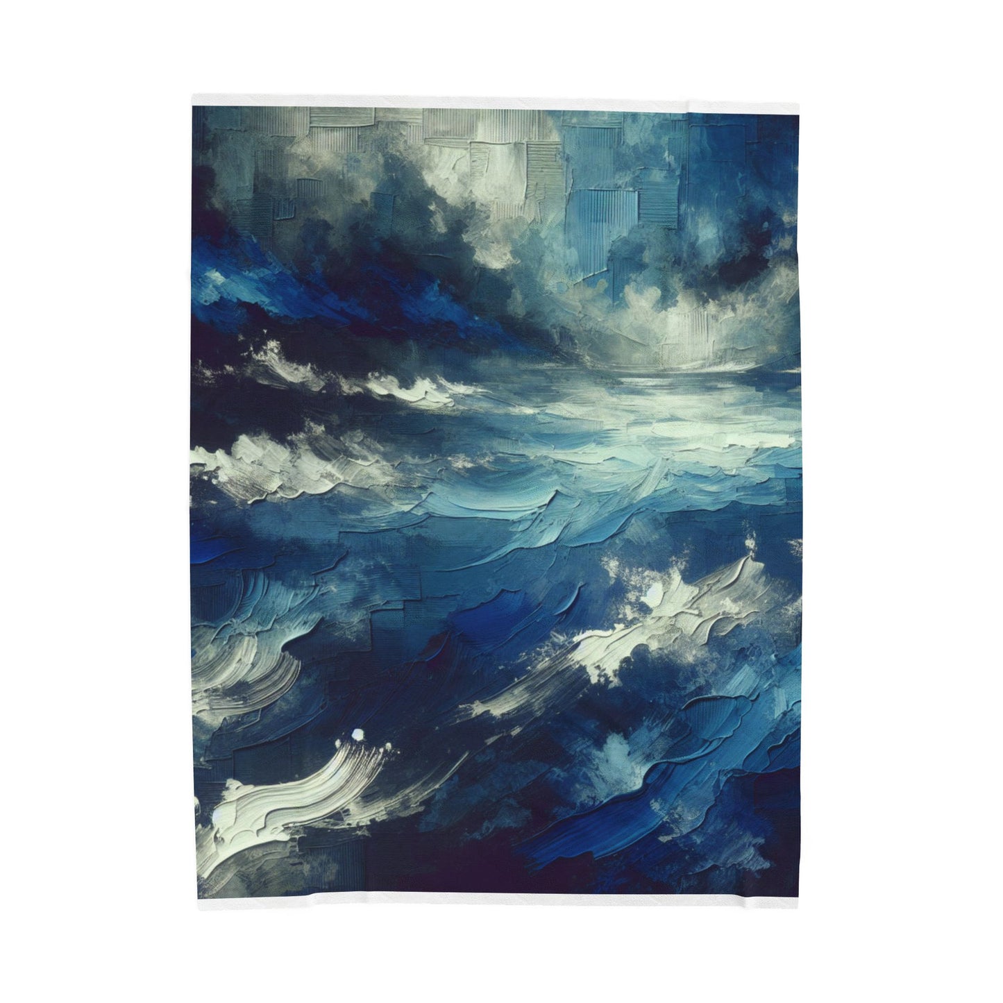 Oceanic Tempest - Plush Blanket