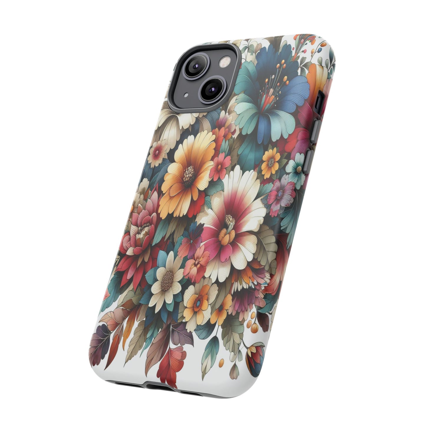 Floral Celebration in Colorful Hues - Phone Case