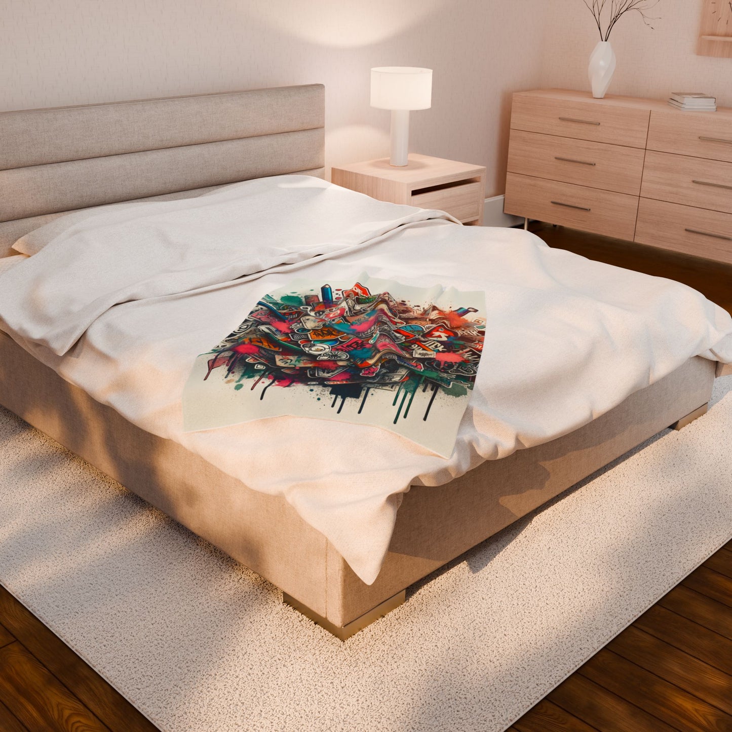 Melody of Expressions - Plush Blanket