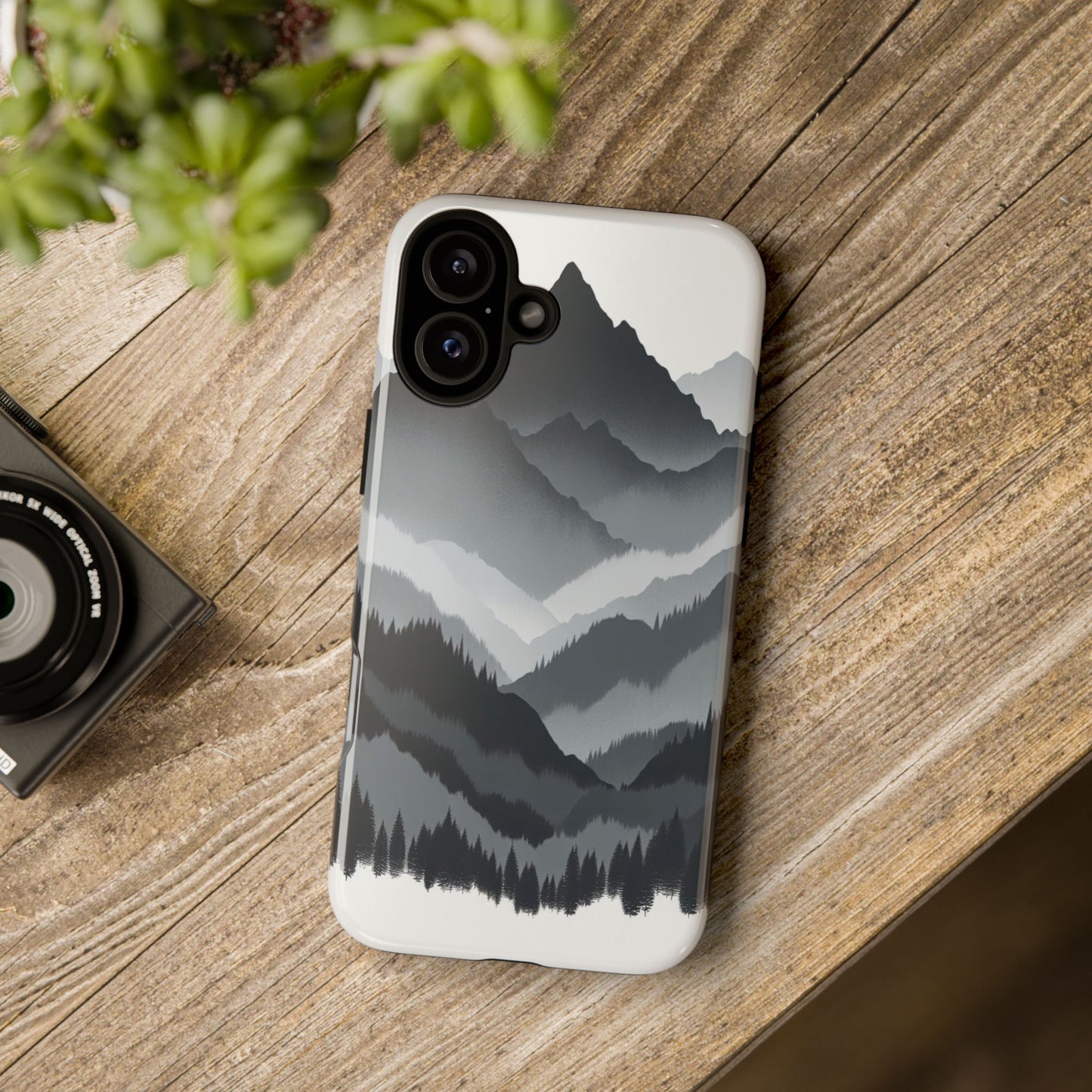 Layers of Misty Peaks - Phone Case