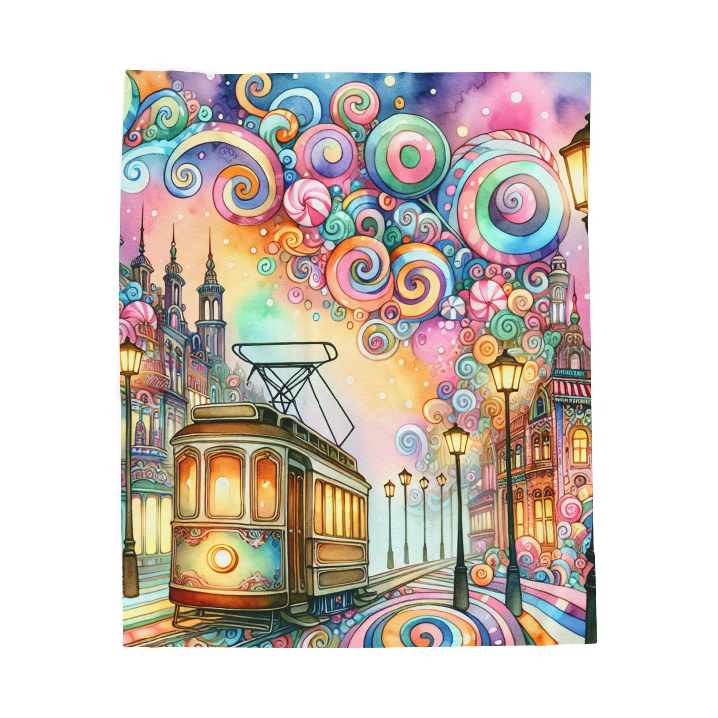 Whirl of Dreams - Plush Blanket