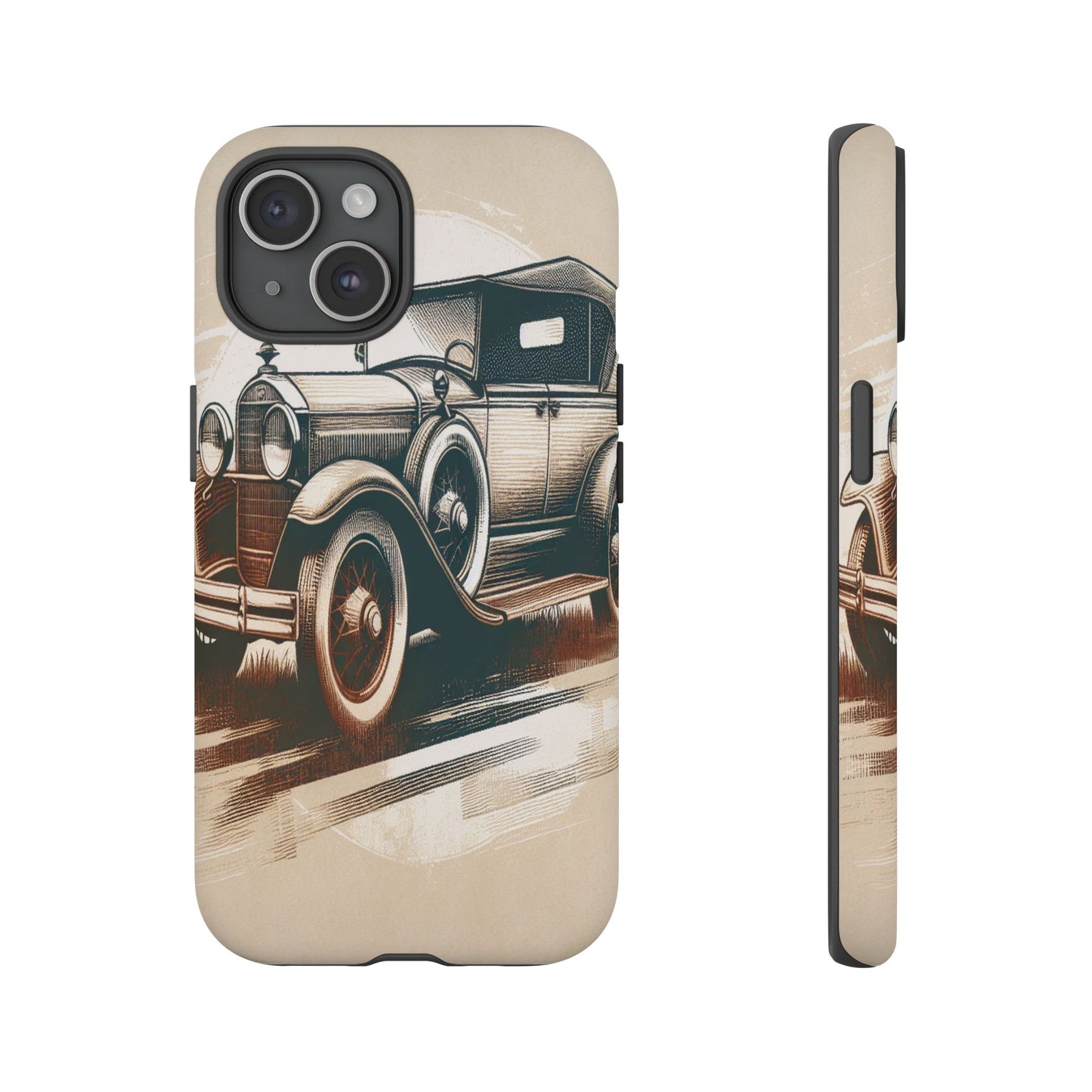 Vintage Wheels in Motion - Phone Case