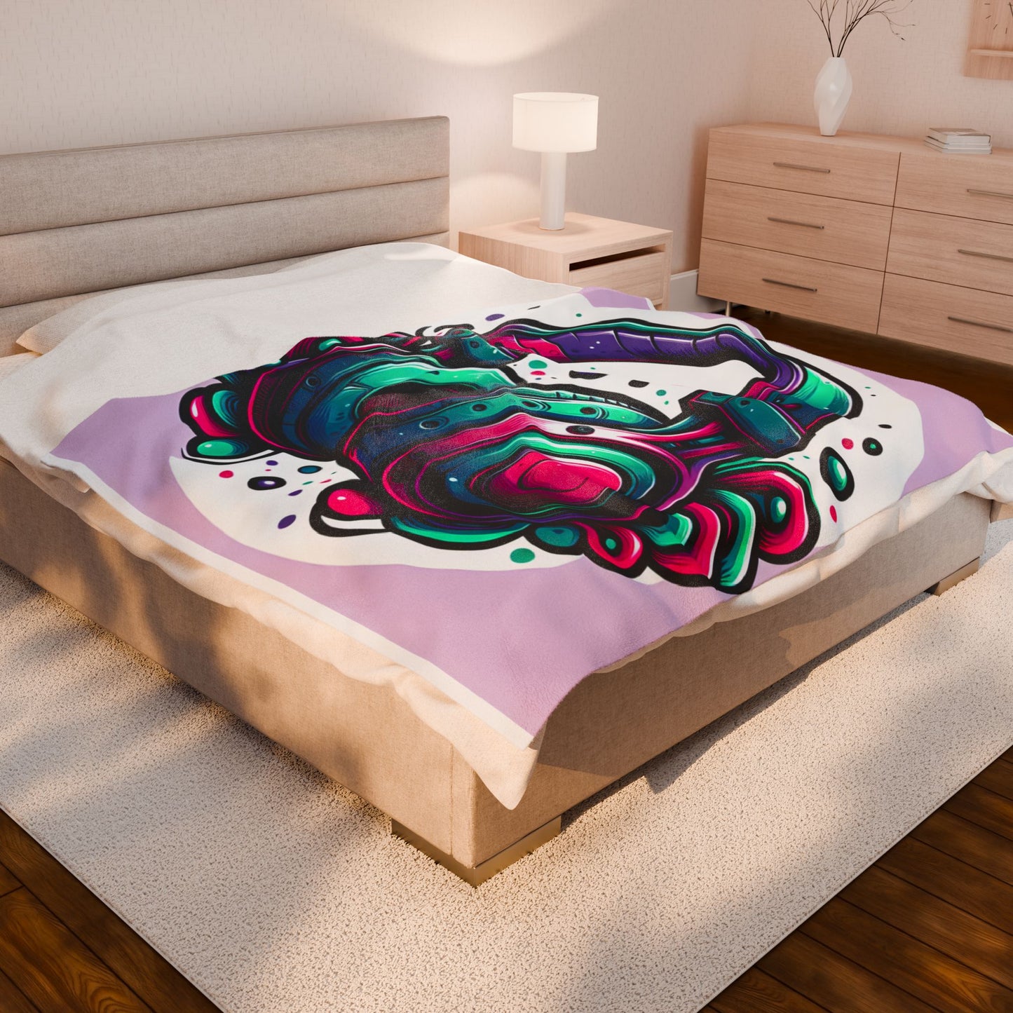 Rhythmic Groove Portal- Plush Blanket