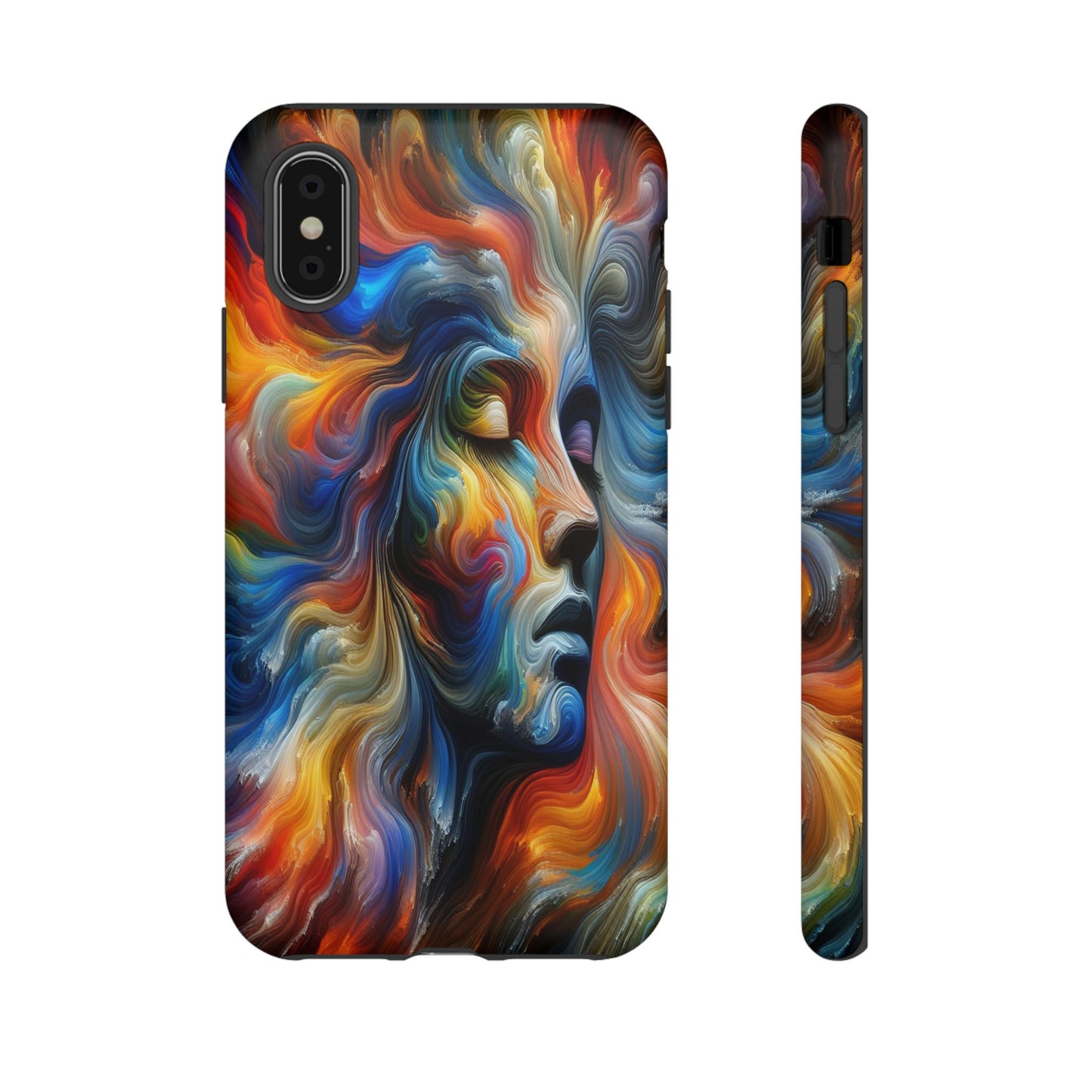 Custom Protective Whirlwind of Colors Iphone Case Compatible With Iphone 16 15 14 - Phone Cover