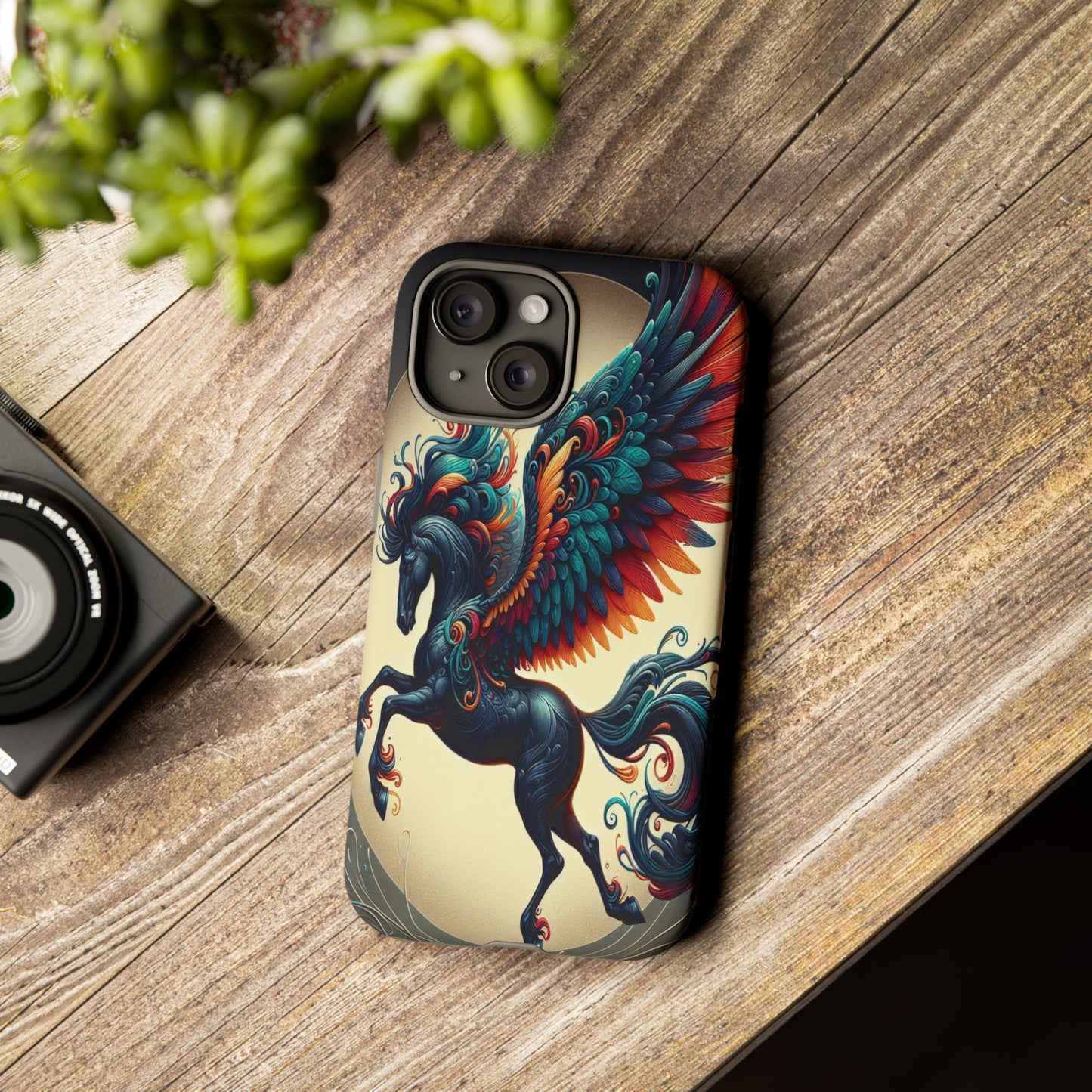 Winged Fantasy in Motion - Phone Case