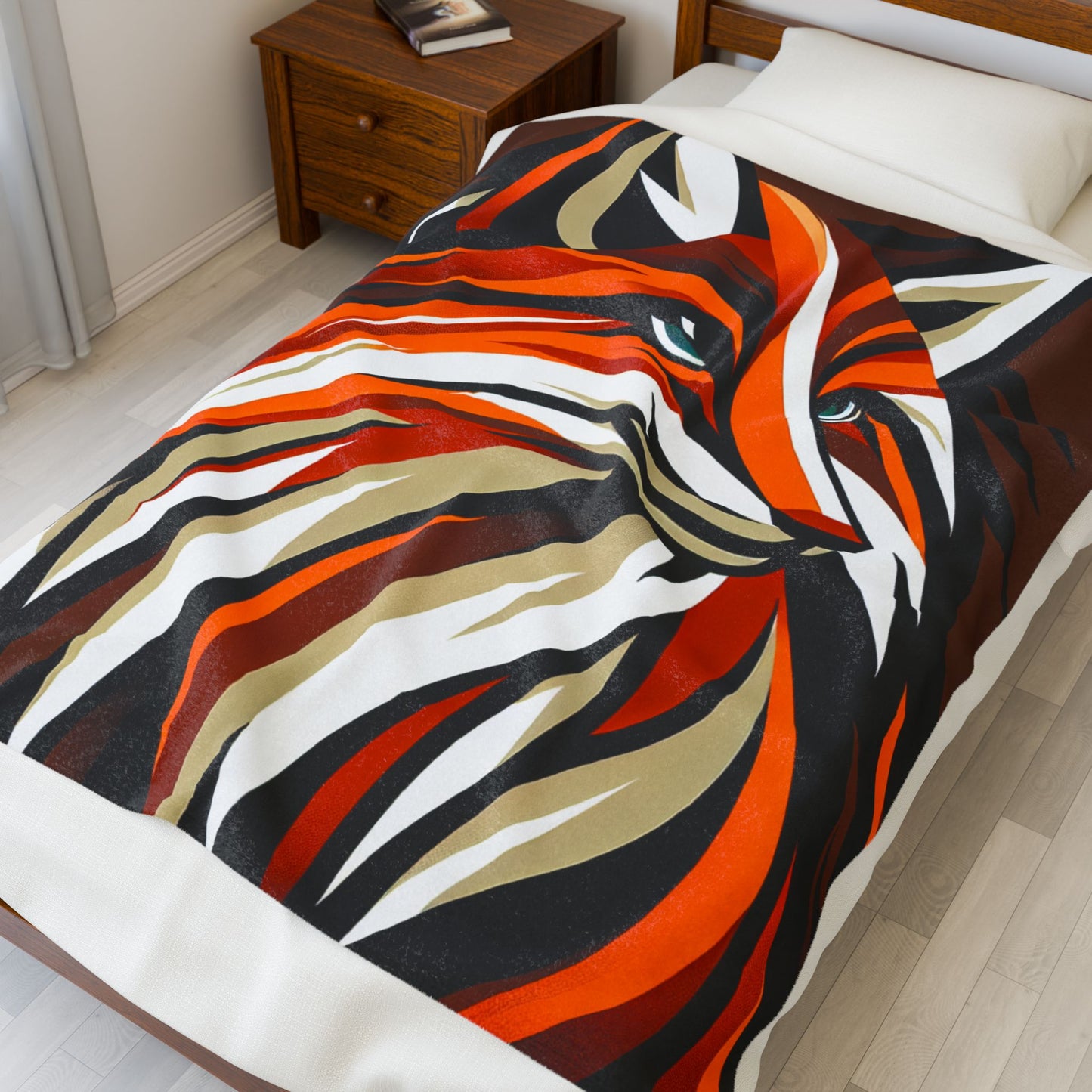 Foxy Vibes in Vibrance - Plush Blanket