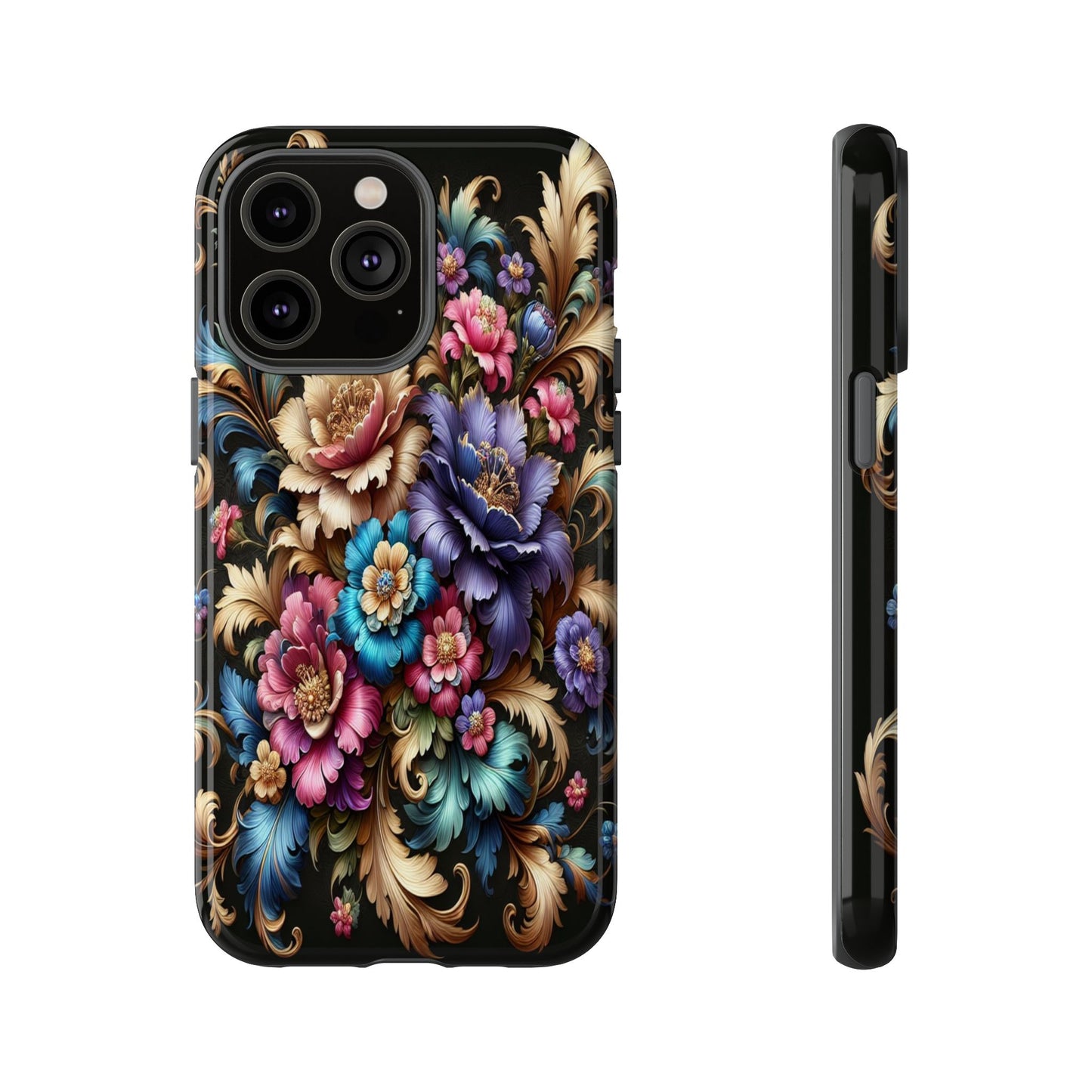 Custom ProtectiveFloral RadianceIphone Case Compatible With Iphone 16 15 14 - Phone Cover