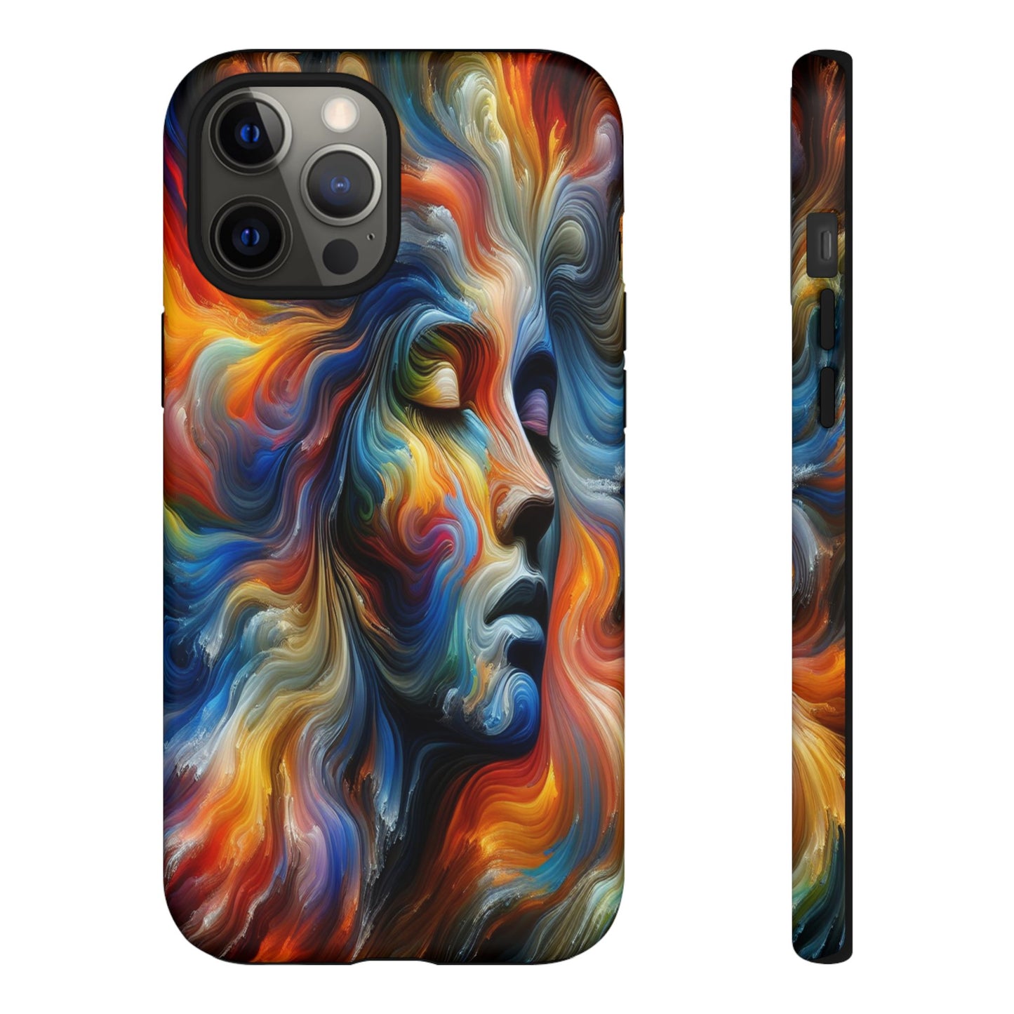 Custom Protective Whirlwind of Colors Iphone Case Compatible With Iphone 16 15 14 - Phone Cover