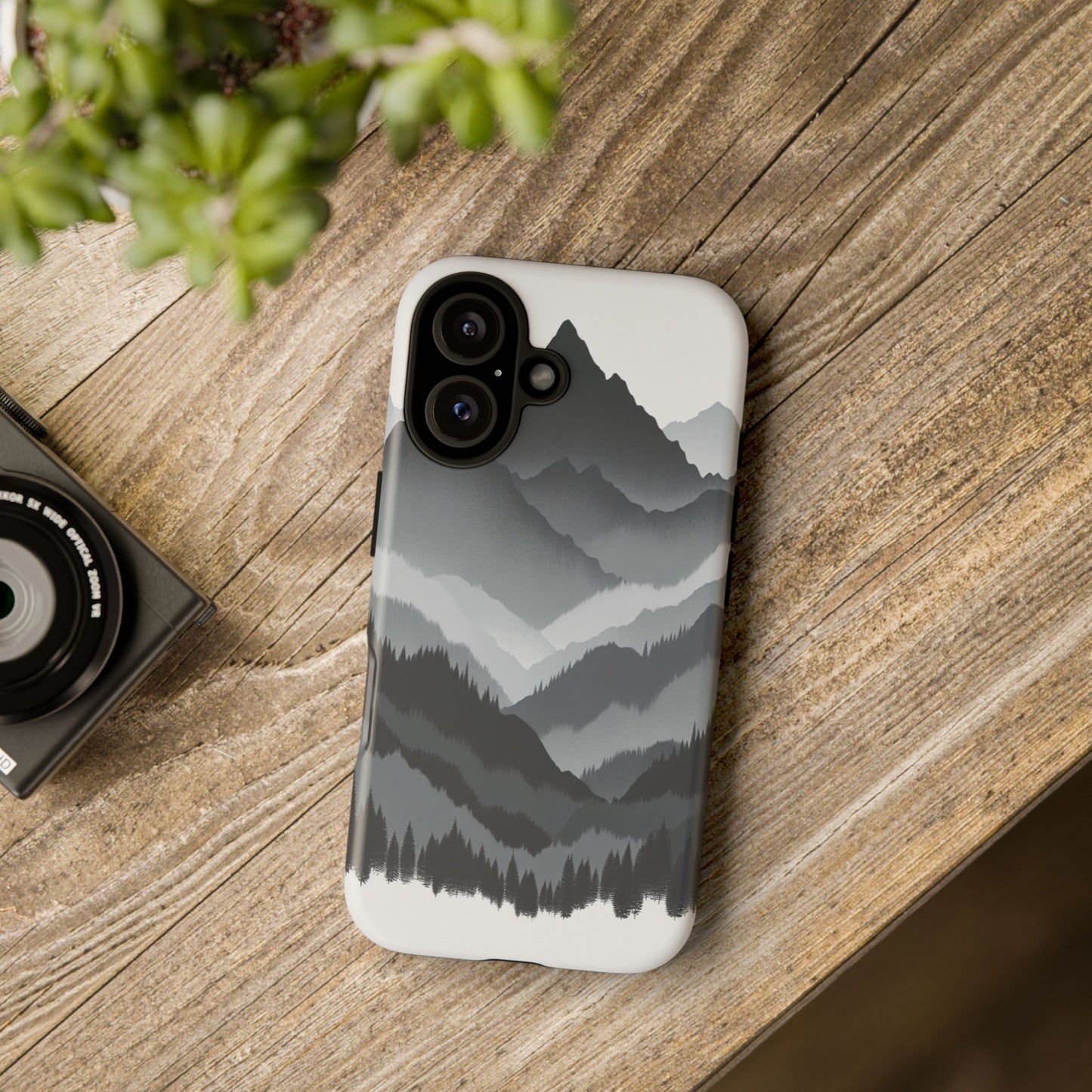Layers of Misty Peaks - Phone Case