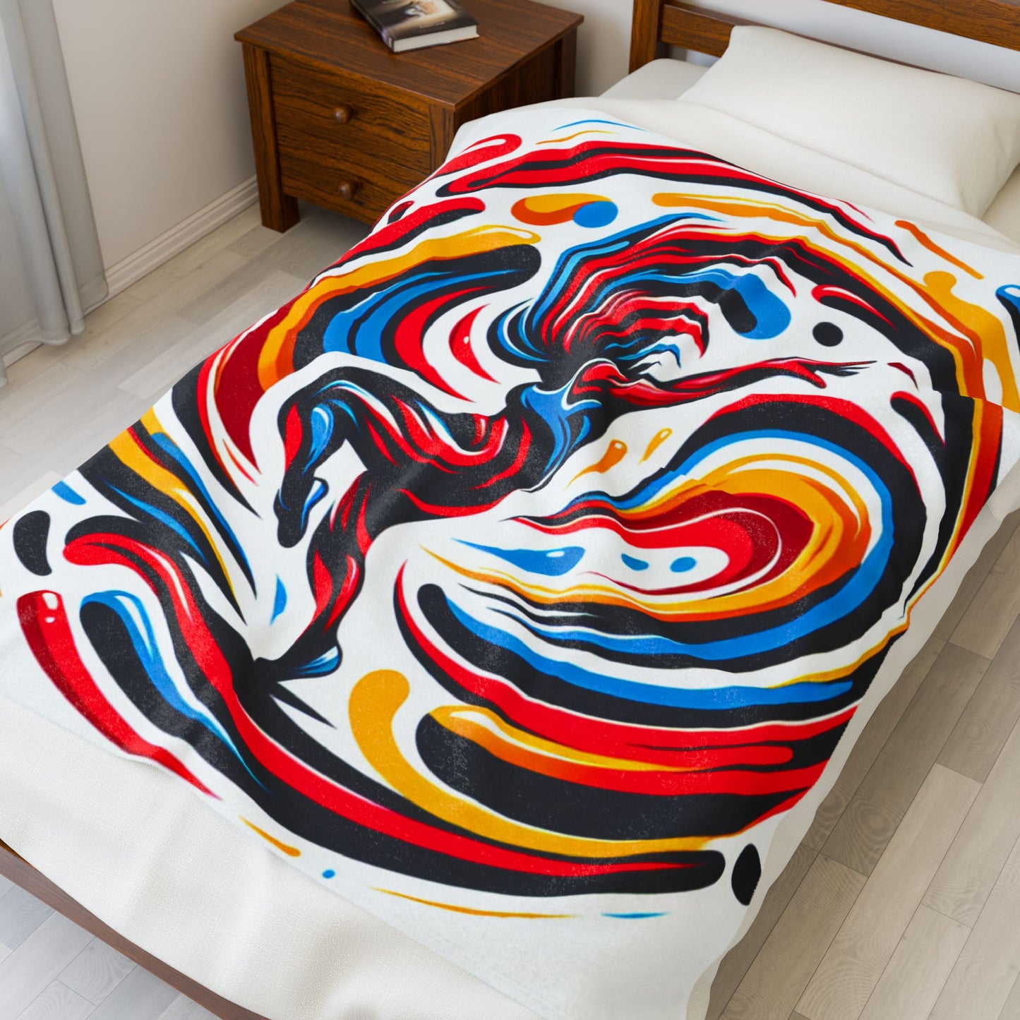 Energetic Movement - Plush Blanket