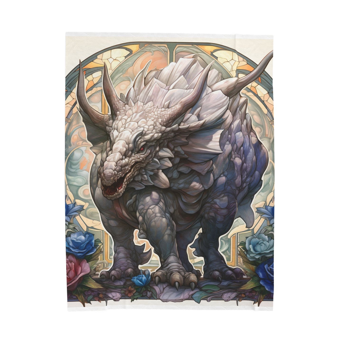 Guardian of the Thorns- Plush Blanket