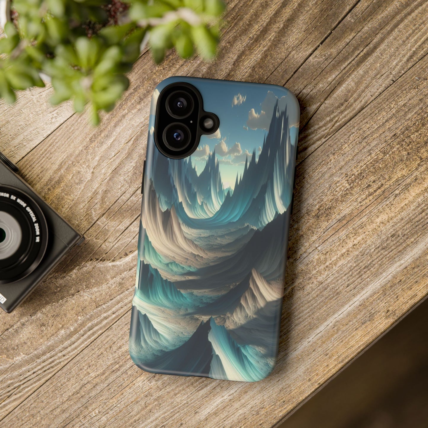 Whispering Peaks of Imagination - Phone Case