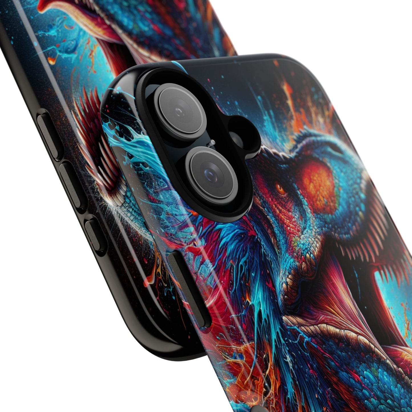 Colorburst Dinosaur Roar - Phone Case