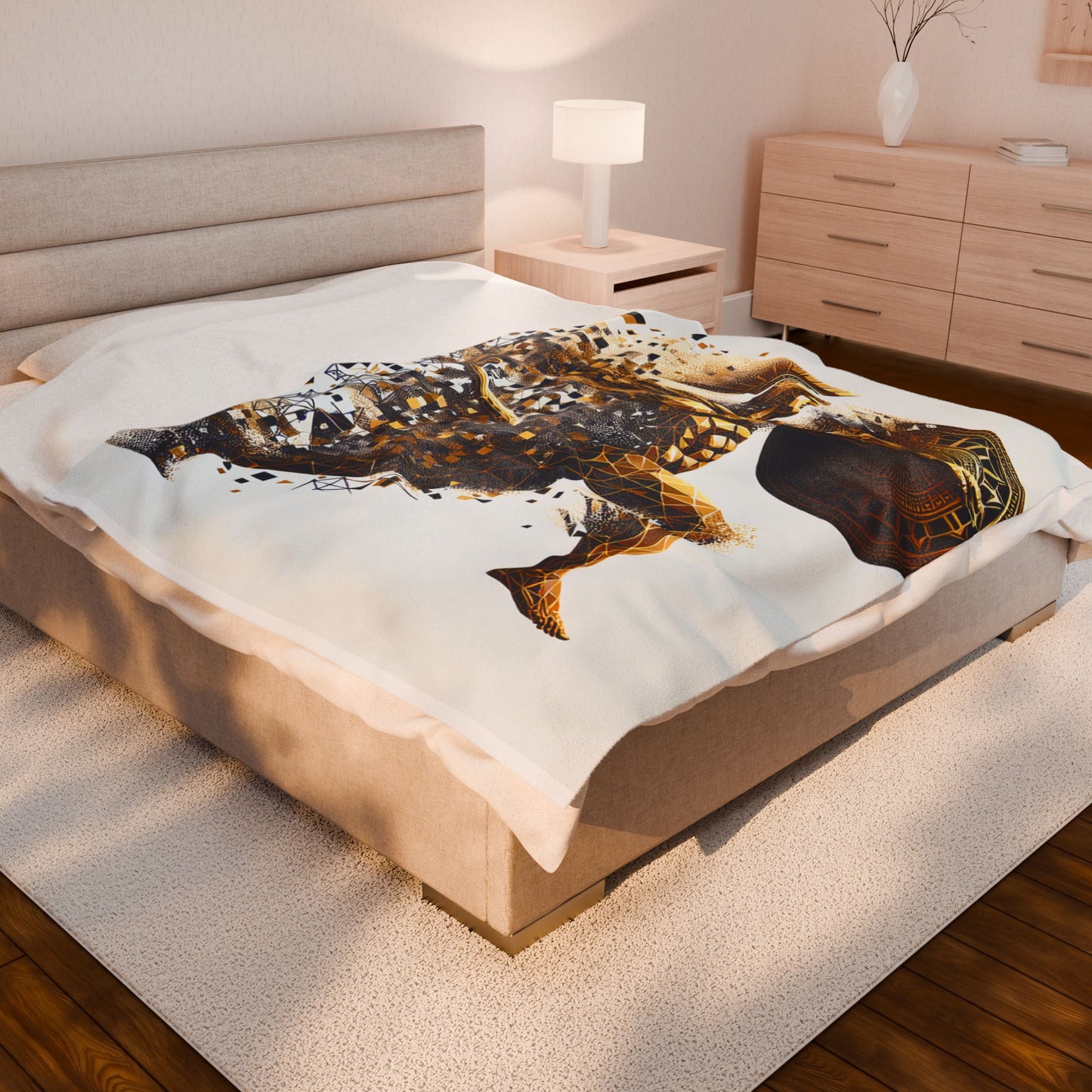 Warrior in Motion - Plush Blanket